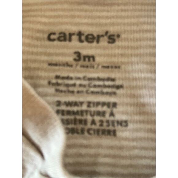 Carter’s Just One You 3M Neutral Bundle 5 Pieces (4 Sleepers + 1 Two-Piece Set) - Picture 9 of 11